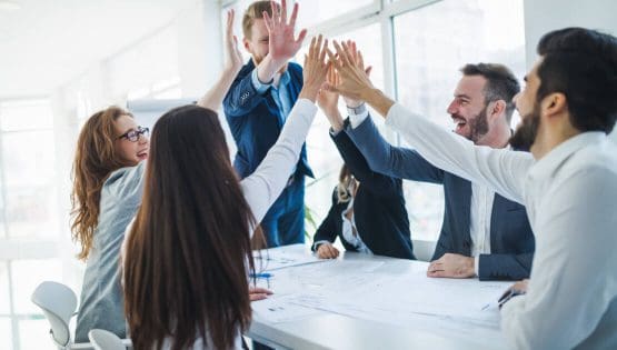 HR team in a meeting